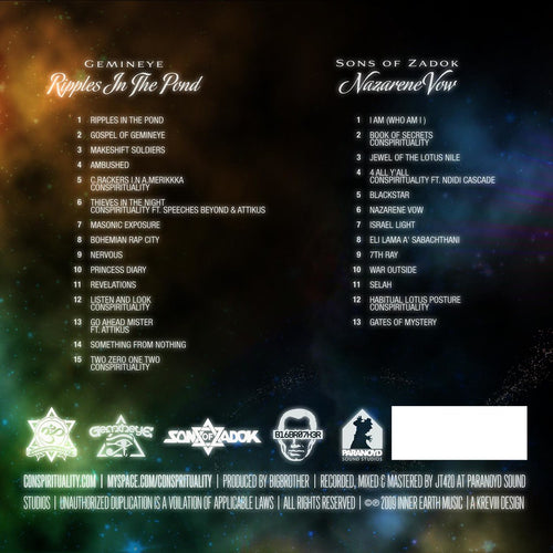 Conspirituality X2 Digital Download Album (2009)